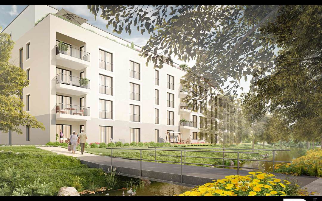 Visualisierung Seniorenresidenz in Süddeutschland