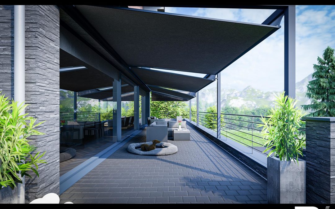 3D Vorab-Visualisierung einer Terrasse zur Verdeutlichung